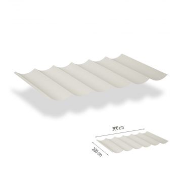 Harmonicadoek incl. bevestigingsset 2,00x3,00-Sahara Sand