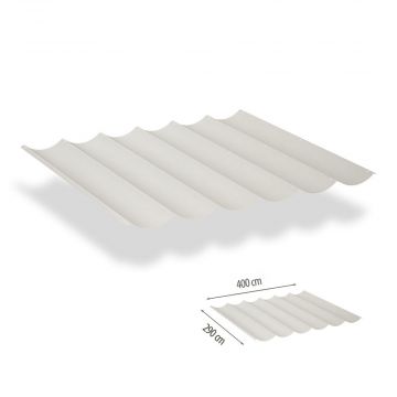 Harmonicadoek incl. bevestigingsset 2,90x4,00-Sahara Sand