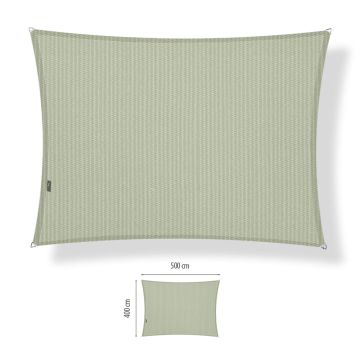Schaduwdoek rechthoek 4,00x5,00-Moonstone Green