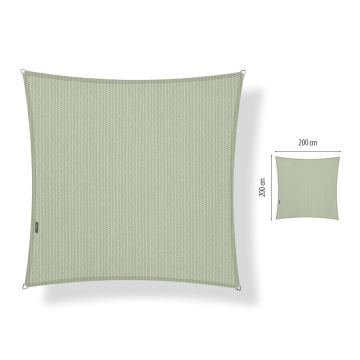 Schaduwdoek vierkant 2,00x2,00-Moonstone Green