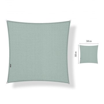 Schaduwdoek vierkant 5,00x5,00 meter