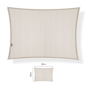 Schaduwdoek rechthoek 2.00x3.00 meter waterdicht