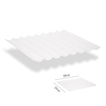 Harmonicadoek incl. bevestigingsset 3.70x5.00 - Arctic White