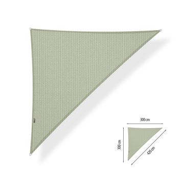 Schaduwdoek driehoek 90° 3.00x3.00x4.20 - Moonstone Green