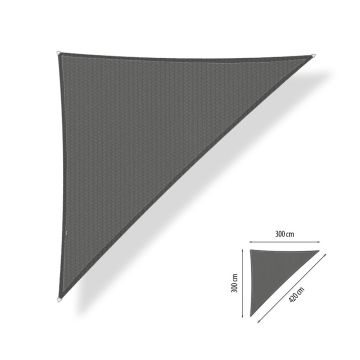 Schaduwdoek driehoek 90° 3.00x3.00x4.20 - Cool Grey