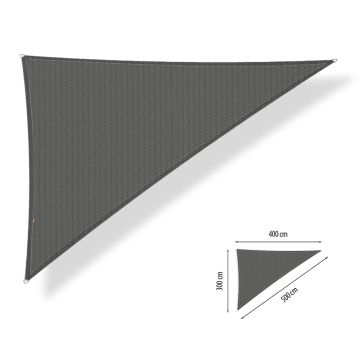 Schaduwdoek driehoek 90° 3.00x4.00x5.00 - Cool Grey