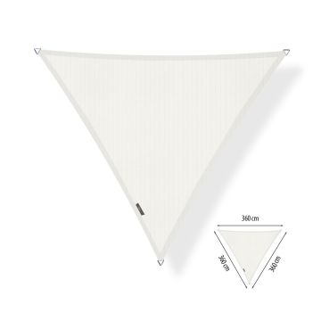 Schaduwdoek driehoek 5.00x5.00x5.00 - Mineral White