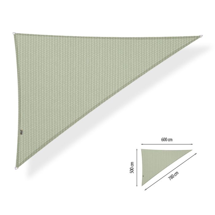 Schaduwdoek driehoek 90° 5,00x6,00x7,80 meter main product photo