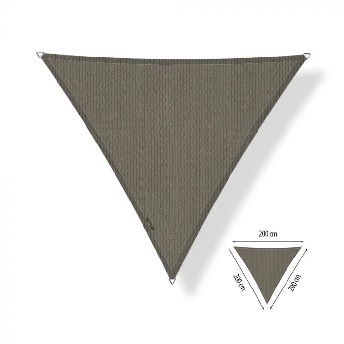 Schaduwdoek driehoek 2,00x2,00x2,00-Desert Storm main product photo