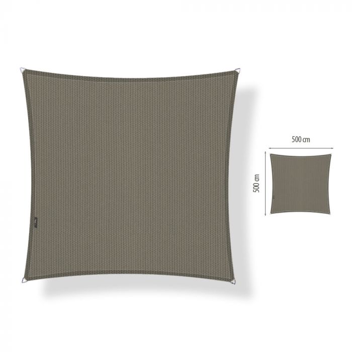 Schaduwdoek vierkant 5,00x5,00 meter main product photo