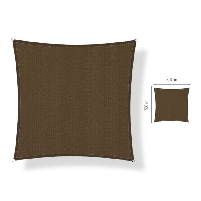 Schaduwdoek vierkant 5,00x5,00 meter main product photo