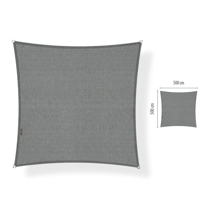 Schaduwdoek vierkant 5,00x5,00 meter main product photo