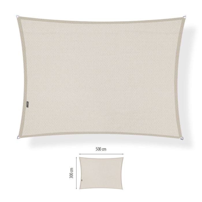 Schaduwdoek rechthoek 3.00x5.00 meter main product photo