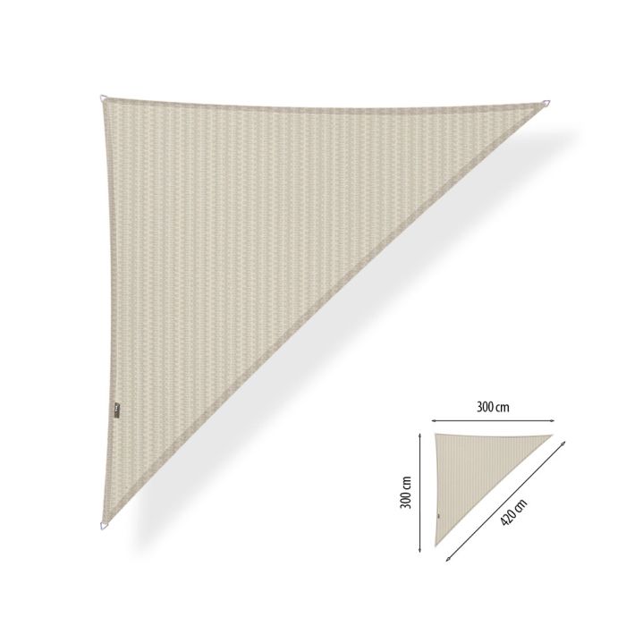 Schaduwdoek driehoek 90° 3.00x3.00x4.20 meter main product photo