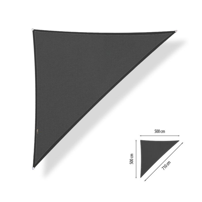 Schaduwdoek driehoek 90° 5.00x5.00x7.10 meter main product photo