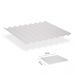 Harmonicadoek incl. bevestigingsset 3,70x3,70-Lava White waterdicht