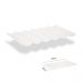 Harmonicadoek incl. bevestigingsset 2,00x3,00 Mineral White