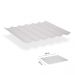 Harmonicadoek incl. bevestigingsset 2,90x3,00-Lava White waterdicht