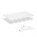 Harmonicadoek incl. bevestigingsset 2,00x3,00 Arctic White
